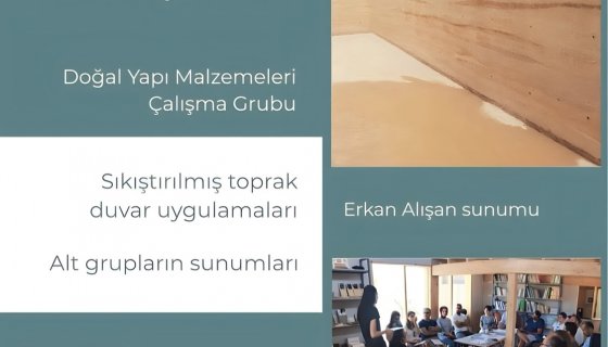 DOĞAL YAPI MALZEMELERİ ÇALIŞMA GRUBU / 13 KASIM BULUŞMASI